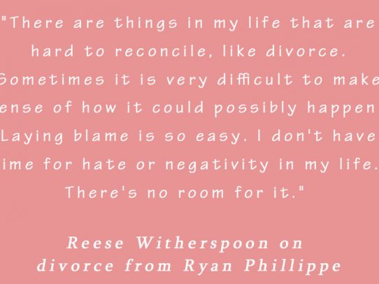 Reese Witherspoon On Divorce